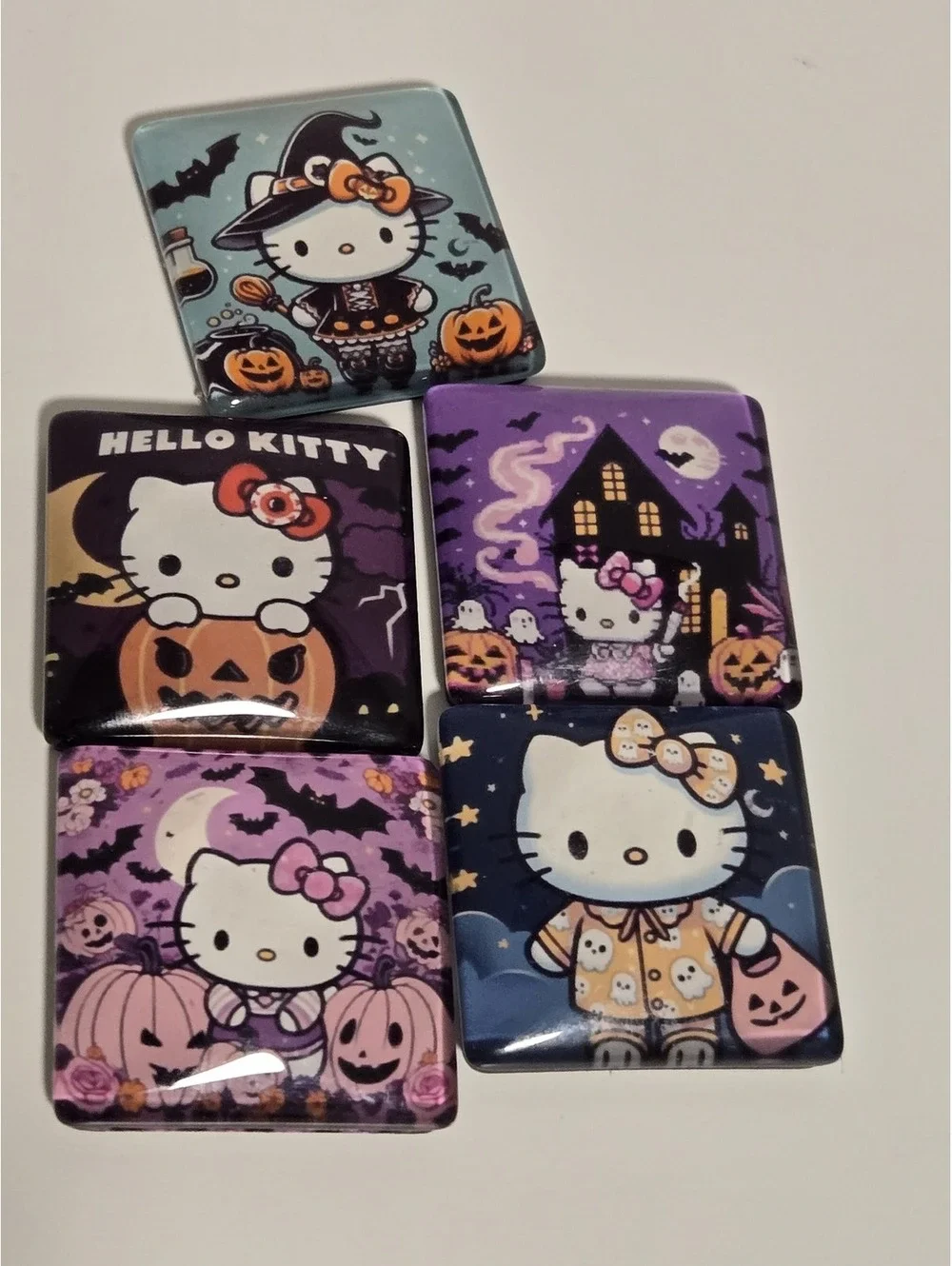 Sanrio Hello Kitty Halloween Refrigerator Magnet Set of 3